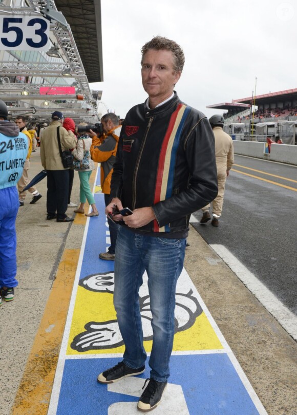 Denis Brogniart lors des 24 Heures du Mans le 22 juin 2013.