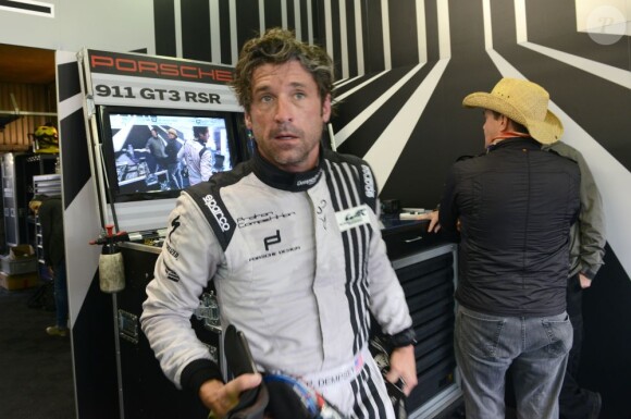 Patrick Dempsey lors des 24 Heures du Mans le 22 juin 2013.
