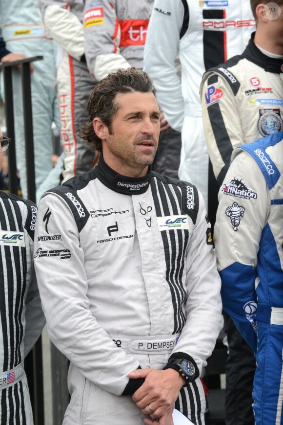 Patrick Dempsey lors des 24 Heures du Mans le 22 juin 2013.