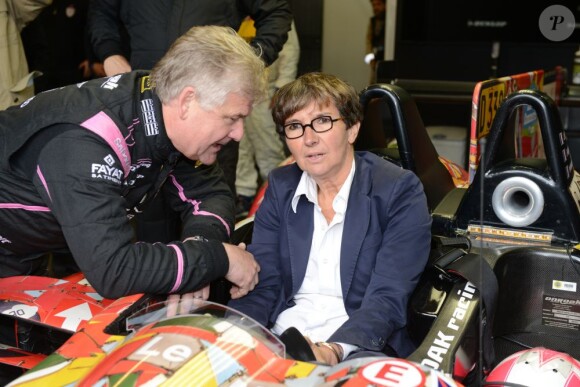 La ministre des Sports Valérie Fourneyron lors des 24 Heures du Mans le 22 juin 2013.