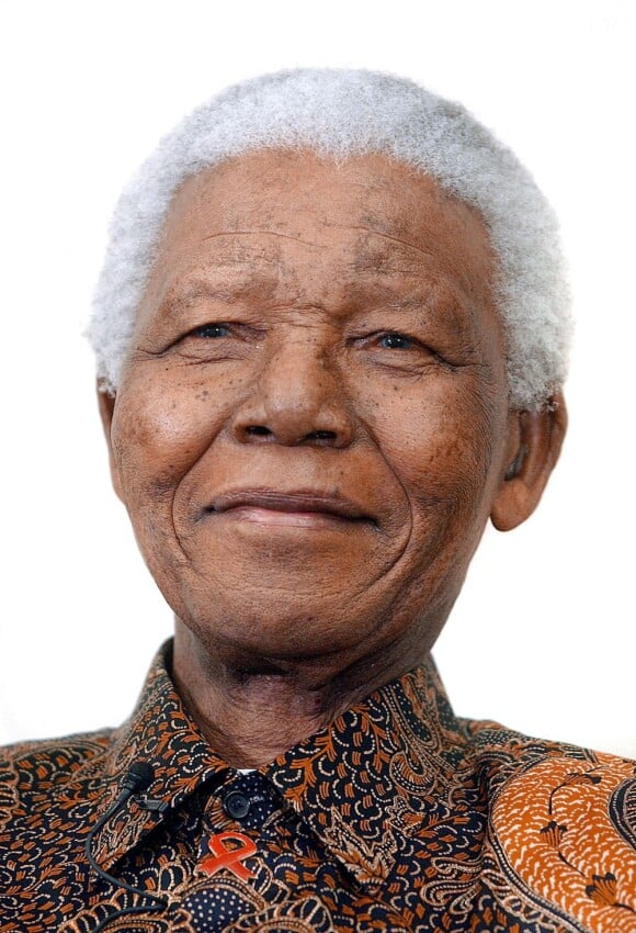 Nelson Mandela à Washington, le 16 mai 2005.