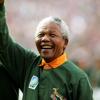 Nelson Mandela à Johannesburg, le 24 juin 1995.