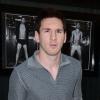 Lionel Messi à la presentation du "livre de Lionel Messi" par Dolce&Gabbana, le 22 juin 2013 à Milan.