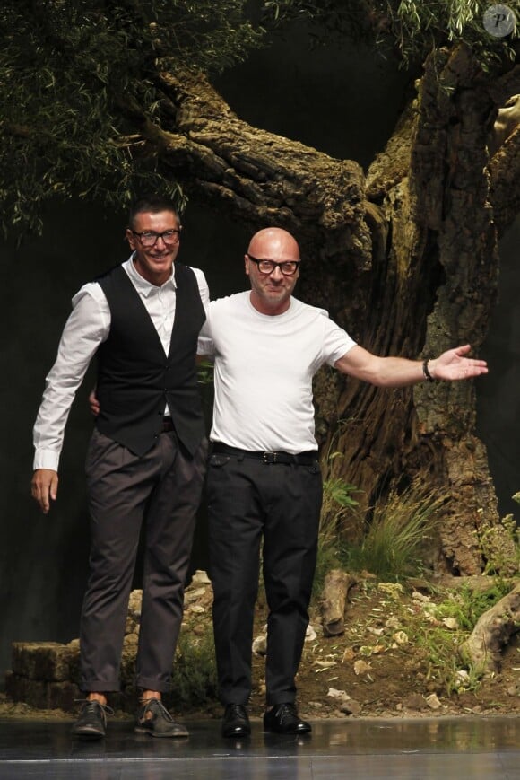 Domenico Dolce et Stefano Gabbana à Milan le 22 juin 2013.