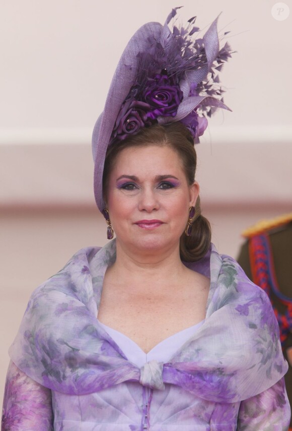 La grande-duchesse Maria Teresa lors de la fête nationale le 23 juin 2013.