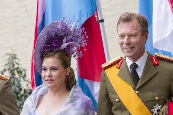 Le grand-duc Henri et la grande-duchesse Maria Teresa lors de la fête nationale le 23 juin 2013.