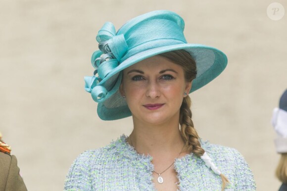 La princesse Stéphanie de Luxembourg lors de la fête nationale le 23 juin 2013.