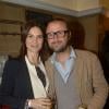 Alexandre Brasseur et son amie Juliette à la soirée d'inauguration de la boutique Stone, 60 rue des Saint Pères, à Paris, le 25 juin 2013