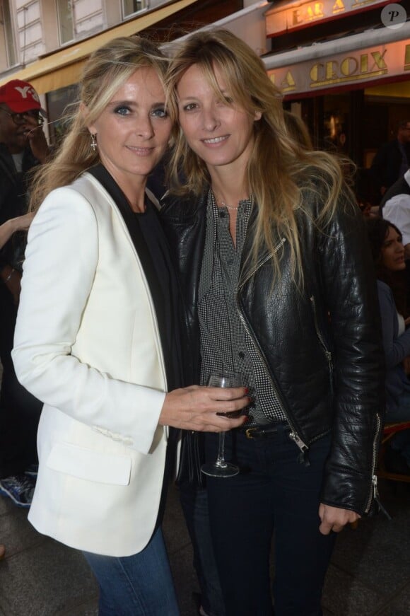Marie Poniatowski et Sarah Lavoine à la soirée d'inauguration de la boutique Stone, 60 rue des Saint Pères, à Paris, le 25 juin 2013