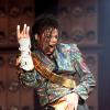 Michael Jackson en concert à Hambourg, le 25 juin 2009.