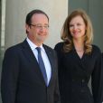 Francois Hollande et Valérie Trierweiler à l'Élysée le 6 juin 2013.