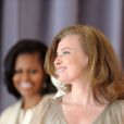 Michelle Obama et Valérie Trierweiler le 20 mai 2012 à Chicago.