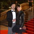  Christophe Maé et son épouse Nadège aux NRJ Music Awards à Cannes, le 23 janvier 2010. 