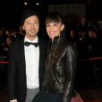  Christophe Maé et son épouse Nadège aux NRJ Music Awards à Cannes, le 23 janvier 2010. 