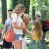 Cameron Diaz, Kate Upton et Leslie Mann s'éclatent sur le tournage du film The Other Woman à Central Park. New York, le 27 juin 2013.