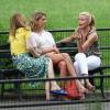Cameron Diaz, Kate Upton et Leslie Mann, trois jolies blondes en plein Central Park pour le tournage de The Other Woman. New York, le 27 juin 2013.