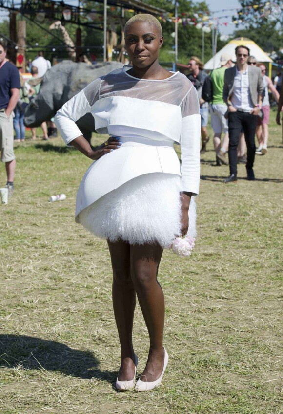 Laura Mvula à Glastonbury en Angleterre, le 29 juin 2013.