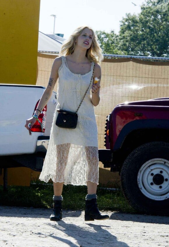 Peaches Geldof à Glastonbury en Angleterre, le 29 juin 2013.