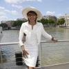 Audrey Pulvar lors de la 3ème édition du Brunch Blanc-Une croisiere sur la Seine à Paris le 30 juin 2013
