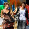 Christian Audigier et sa petite amie Nathalie Sorensen font du shopping à Ibiza, le 30 juin 2013.