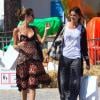 Christian Audigier et sa petite amie Nathalie Sorensen font du shopping à Ibiza, le 30 juin 2013.