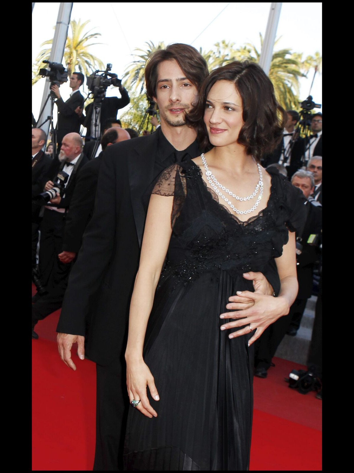 Photo Asia Argento et Michele Civetta lors du Festival de Cannes