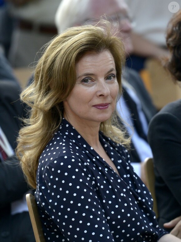 Valérie Trierweiler accompagnait François Hollande lors d'une visite officielle à Tunis, le 4 juillet 2013
