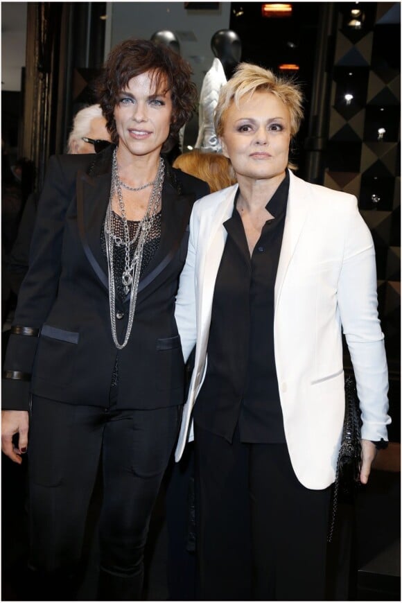 Muriel Robin et Anne Le Nen en février 2013 à Paris