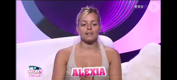Alexia dans Secret Story 7, samedi 6 juillet 2013 sur TF1