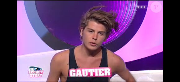 Gautier dans Secret Story 7, samedi 6 juillet 2013 sur TF1