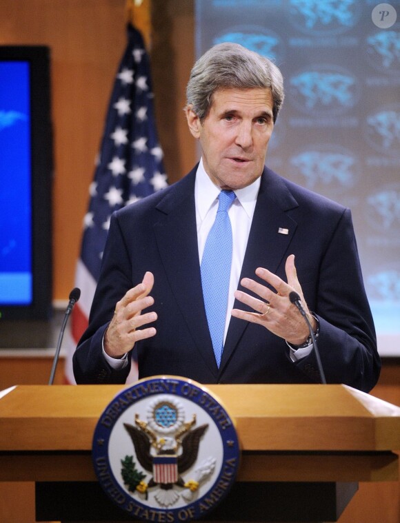 John Kerry, secrétaire d'État américain, le 20 mai 2012 à Washington.