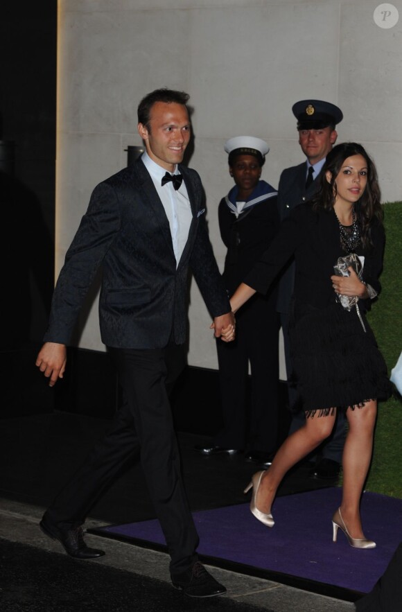 Ross Hutchins, meilleur ami d'Andy Murray lors du dîner des champions de Wimbledon qui se tenait à l'hôtel Intercontinental de Londres le 7 juillet 2013