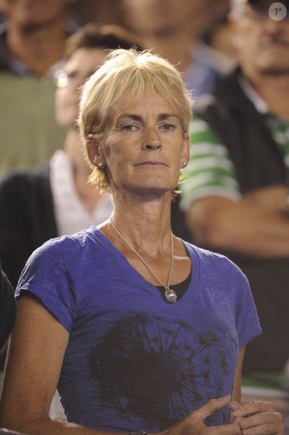 Judy Murray au Melbourne Park de Melbourne le 25 janvier 2013 lors de l'Open d'Australie