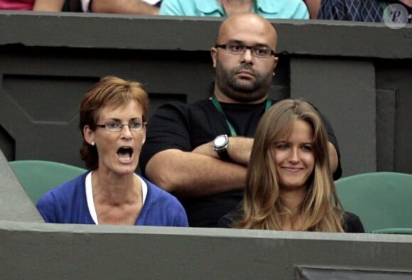 Judy Murray et Kim Sears à Wimbledon le 29 juin 2009