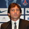 Leonardo lors d'une conférence de presse à Paris au Parc des Princes le 18 juillet 2012