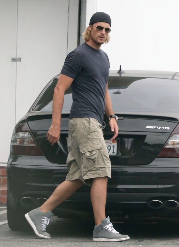 Exclusif - Gabriel Aubry emmene sa fille Nahla faire du shopping chez Fred Segal a West Hollywood, le 30 Juin 2013.