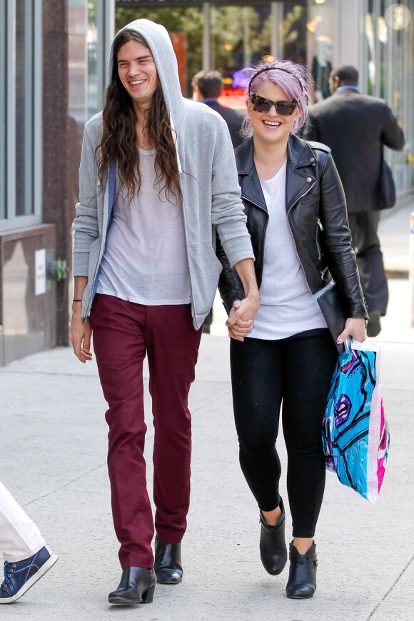 Kelly Osbourne et Matthew Mosshart en séance shopping à New Yorl me 24 avril 2013