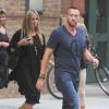Heidi Klum change de look pour rejoindre son petit ami Martin Kristen (Martin Kirsten) à New York, le 8 juillet 2013.