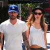 Adam Levine et sa petite amie Behati Prinsloo lors d'une virée à deux à L.A en septembre 2012