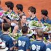 Martina Hingis lors des célébrations des 40 ans de la WTA à Roland-Garros à Paris le 6 juin 2013