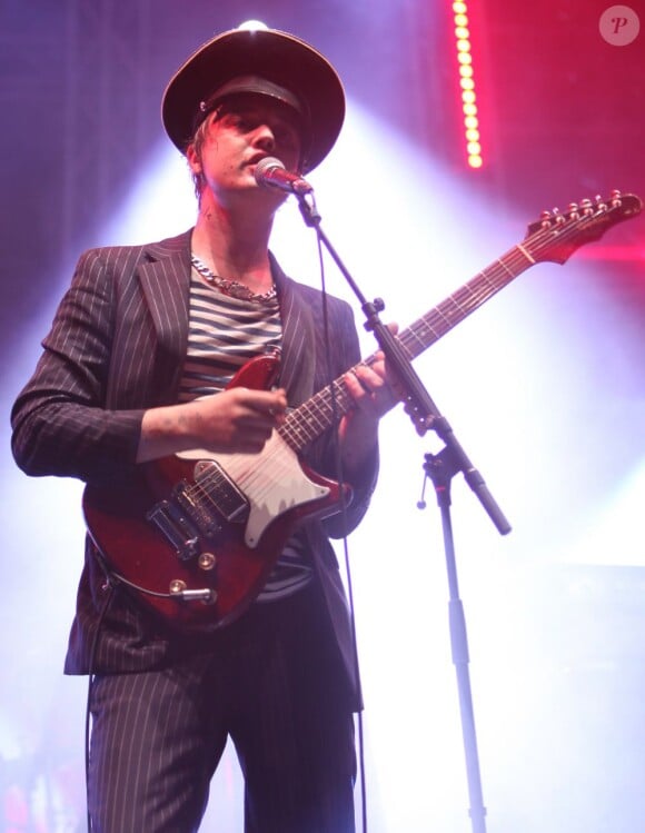 Concert de Pete Doherty à Paris, le 8 Juillet 2013.