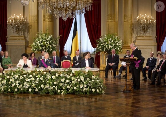 BRUSSELS, BELGIUM: King Albert II of Belgium participles at the abdication ceremony at the Royal Palace, Brussels July 21, 2013.21/07/2013 - Bruxelles