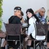 Exclusif - Jaden Smith, accompagné de sa soeur Willow, et de sa petite amie Kylie Jenner se sont retrouvés au Urth Caffe à West Hollywood, le 17 juillet 2013.