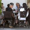 Exclusif - Jaden Smith, accompagné de sa soeur Willow, et de sa petite amie Kylie Jenner se sont retrouvés au Urth Caffe à West Hollywood, le 17 juillet 2013.
