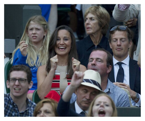 Pippa Middleton et son chéri Nico Jackson à Wimbledon le 5 juillet 2013