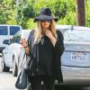 Fergie, enceinte et son mari Josh Duhamel se rendent dans leur nouvelle maison de Los Angeles, le 22 juillet 2013.