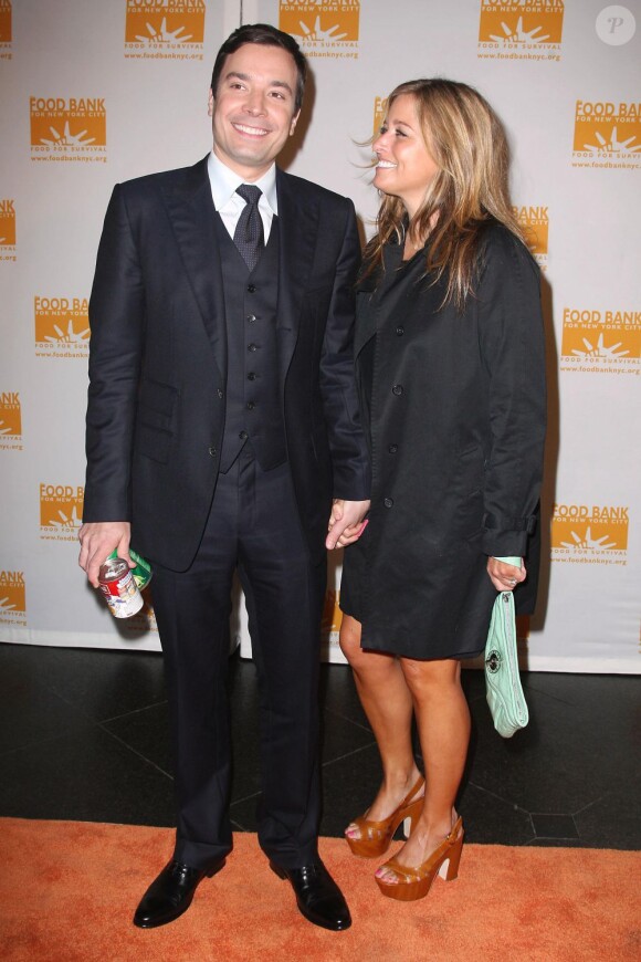 Jimmy Fallon et son épouse Nancy Juvonen lors du dîner caritatif Can-Do Awards à New York le 21 avril 2009