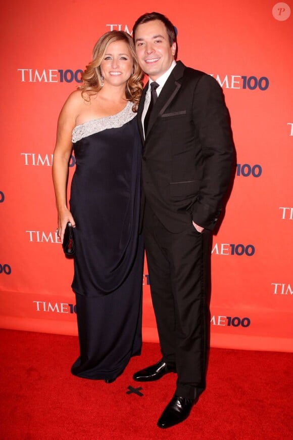 Jimmy Fallon et Nancy Juvonen lors du gala du Time à New York le 5 mai 2009