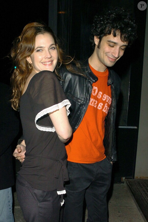 Drew Barrymore et son ex-boyfriend Fabrizio Moretti à New York, le 22 janvier 2006.