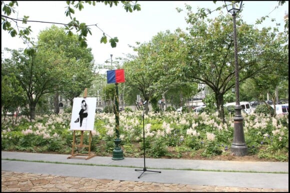 Le square Marie Trintignant dans le 4e arrondissement de Paris, le 13 mai 2007.